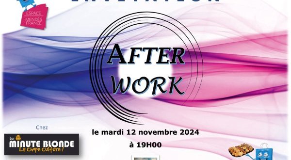 Afterwork Association des commerçants de l’Espace Mendes France Niort Chauray