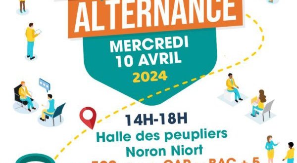 Forum de l’alternance à Niort le 10 avril