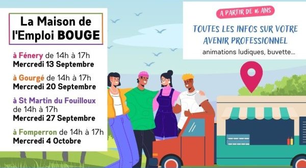 La Maison de l’emploi et des entreprises de Parthenay-Gâtine en tournée pour informer un large public