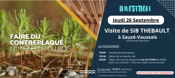 Le Club des Entreprises Mellois en visite chez Thebault à Sauzé-Vaussais Le Club des Entreprises Mellois en visite chez Thebault à Sauzé-Vaussais