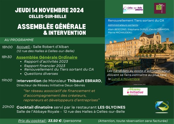 Le Club des entreprises du Pays Mellois Haut Val de Sèvre en assemblée Le Club des entreprises du Pays Mellois Haut Val de Sèvre en assemblée